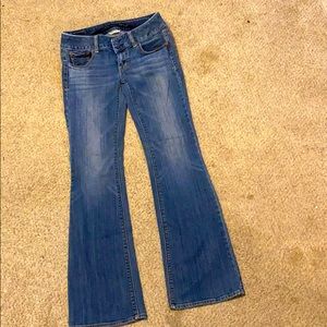 American eagle, size 0 short artist bootcut jeans